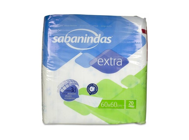 Sabanindas Extra 60X60, 20 Uds
