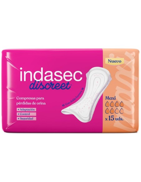 Discreet Compresa Incontinencia Maxi 15 U