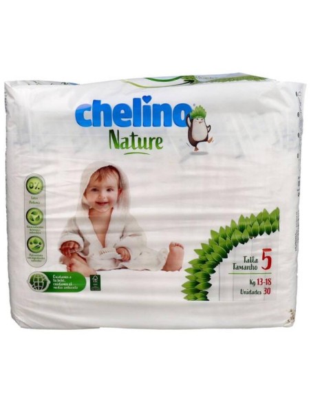 Chelino Nature Pañales Talla 5, 30 Unidades