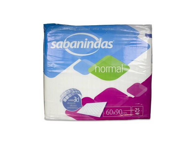 Sabanindas Normal 60 X 90 Cm, 25 Uds