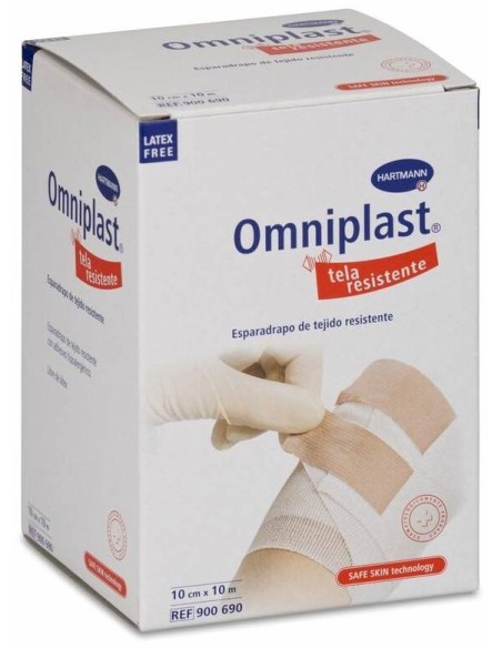 Hartmann Omniplast Esparadrapo Tejido Resistente 10 M X 10 Cm, 1 Ud