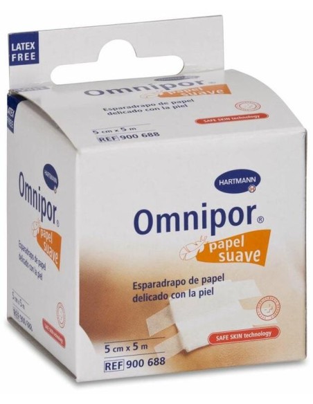 Hartmann Omnipor Esparadrapo De Papel 5 Cm X 5 M, 1 Ud