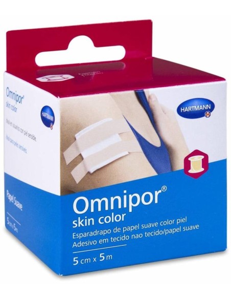 Omnipor Esparadrapo Hipoalergenico Skin Color 5 Cm X 5 M