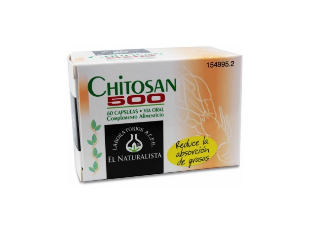 El Naturalista Chitosan 500 60Cáps