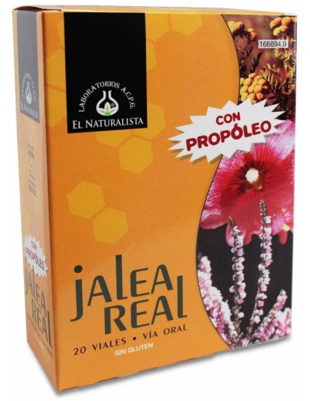 El Naturalista Jalea Real Con Propóleo 20 Viales