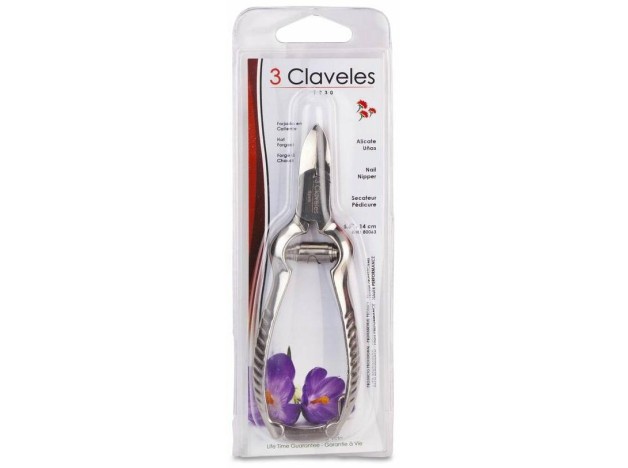 3 Claveles Alicate Uñas Pies R80063, 1 Ud