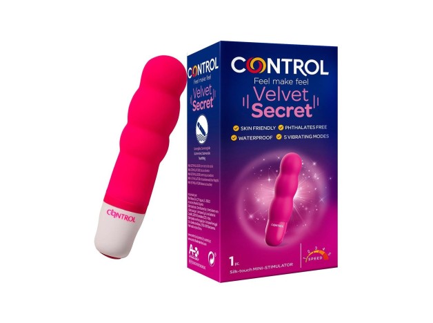 Control Velvet Secret Mini Estimulador, 1 Ud