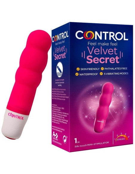 Control Velvet Secret Mini Estimulador, 1 Ud
