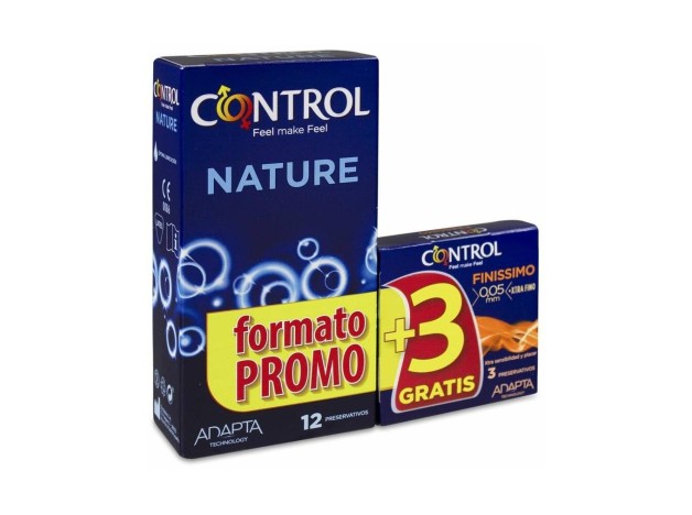 Pack Control Preservativos Nature 12 Uds +...