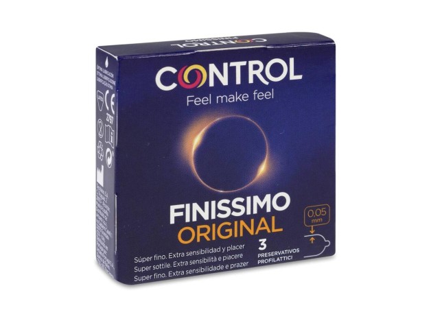 Control Finissimo Preservativos, 3 Unidades