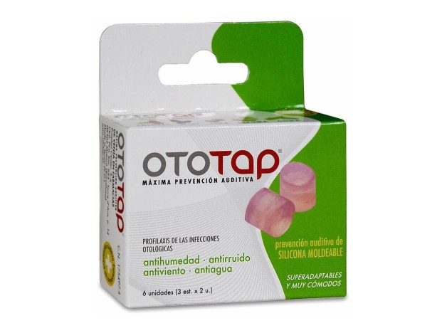 Tapon Oido Ototap Silicona Moldeable 6Un