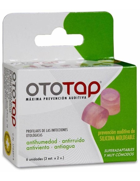 Tapon Oido Ototap Silicona Moldeable 6Un