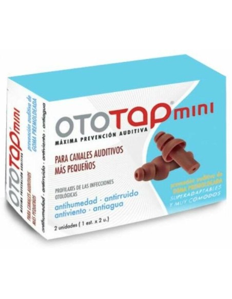 Ototap Mini Tapones De Goma, 2 Uds