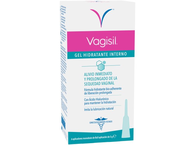 Vagisil Gel Hidratante Interno, 6 Uds