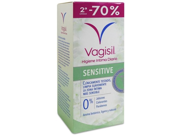 Vagisil Sensitive Duplo Higiene Íntima 2X250Ml