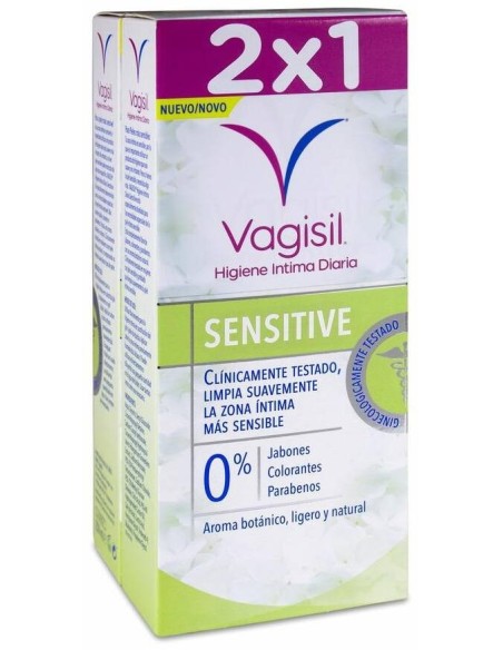 Vagisil Sensitive Duplo Higiene Íntima 2X250Ml