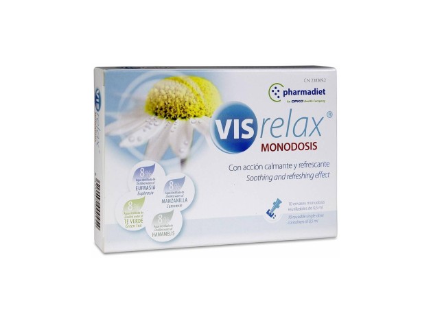 Pharmadiet Vis-Relax Monodosis 10 Unid
