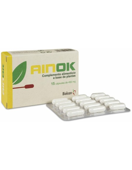 Ainok 450Mg 15 Capsulas
