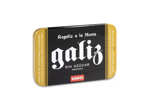 Sawes Galiz Regaliz A La Menta Sin Azúcar, 20 G