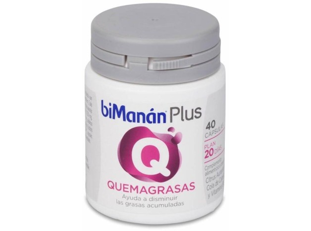 Bimanán Plus Q Quemagrasas Cápsulas, 40 Uds