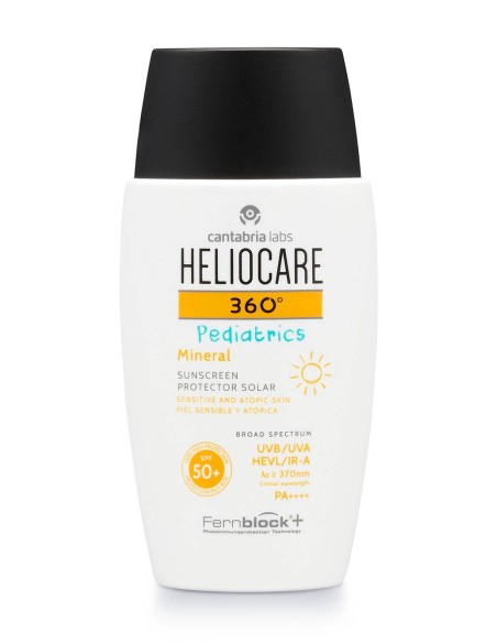 Heliocare 360 Pack Pediatrics Mineral SPF50 50 ml + Atopic Lotion Spray SPF50 250 ml