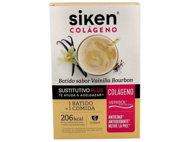 Siken Batido Sustitutivo Con Colágeno Y Sabor A...
