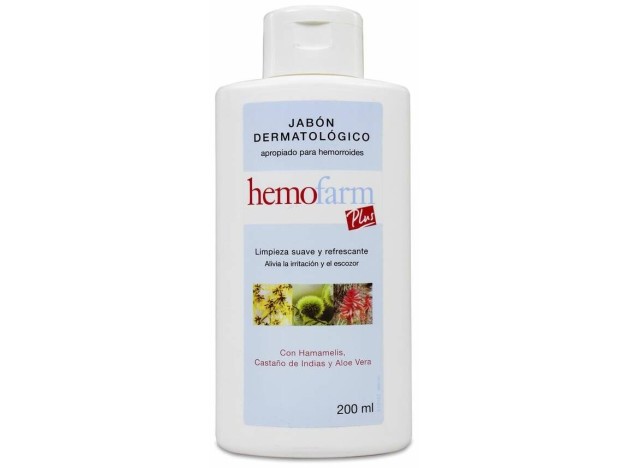 Hemofarm Plus Jabón Dermatológico, 200 Ml
