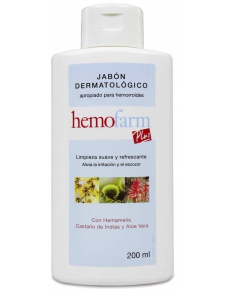 Hemofarm Plus Jabón Dermatológico, 200 Ml