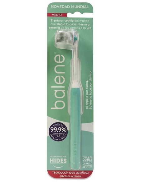 Balene Oral Care Cepillo Medio Turquesa 1Ud
