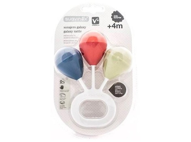 Suavinex Sonajero Galaxy +4M, 1 Ud