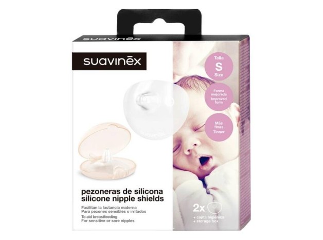 Suavinex Pezonera Silicona Talla S 2 Unidades
