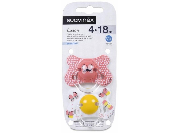 Pack De 2 Chupetes Fusión De Silicona Con...