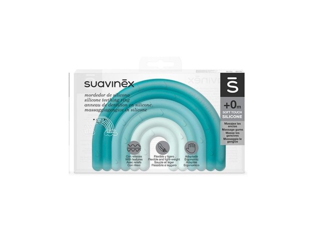Suavinex Mordedor De Silicona Etapa 1, 1 Unidad