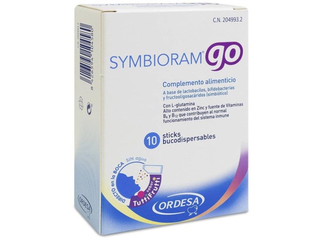 Symbioram Go 10 Sticks Bucodispersables