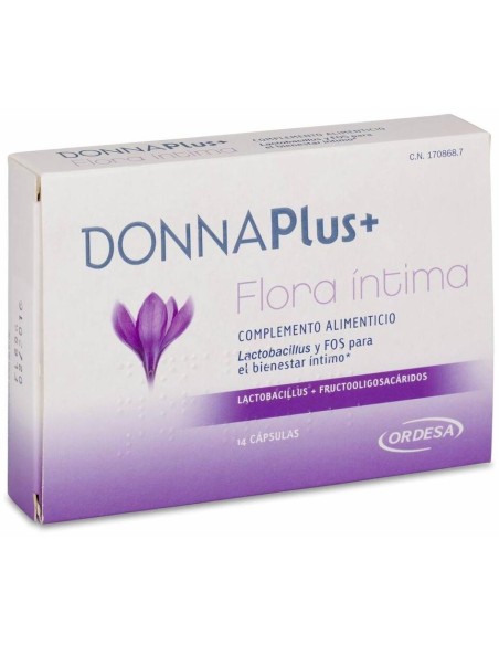 Donnaplus+ Flora Íntima, 14 Cápsulas