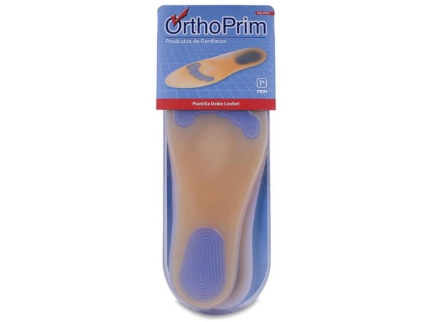 Orthoprim Plantilla Doble Confort Talla S, 1 Par