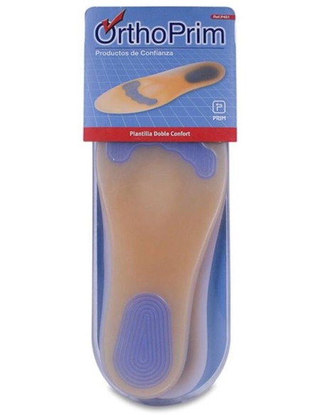 Orthoprim Plantilla Doble Confort Talla S, 1 Par