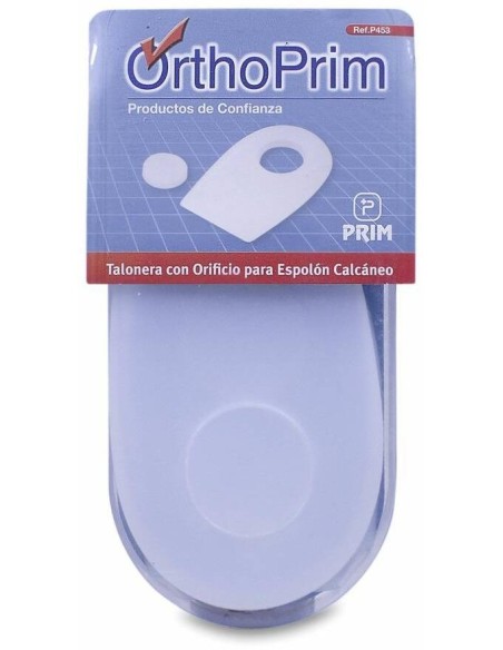 Orthoprim Talonera De Silicona Para Espolón Con Orificio Talla P, 1 Par