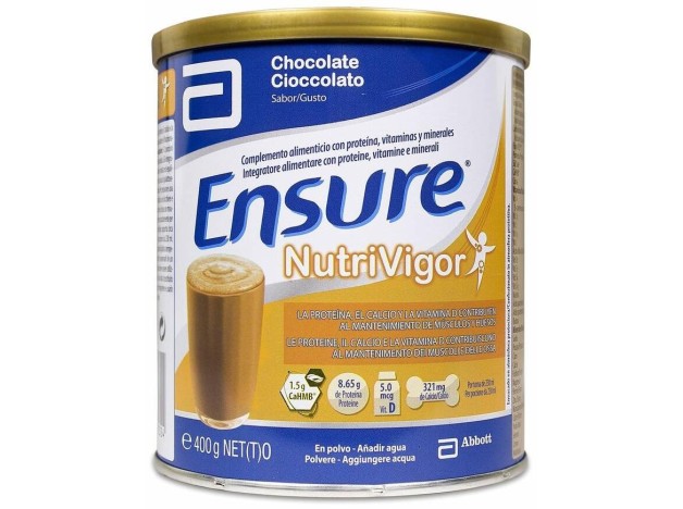 Ensure Nutrivigor Chocolate Lata 400 Gr