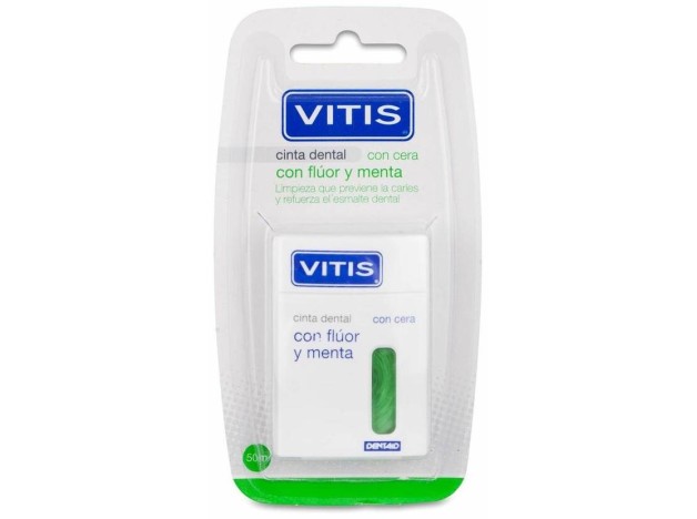 Vitis Cinta Dental Con Flúor Y Menta 50 M, 1 Ud