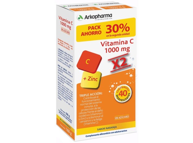 Duplo Arkopharma Arkovital Vitamina C 1000 Mg +...