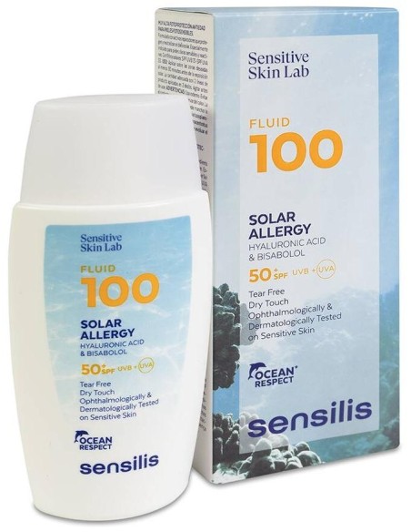 Fluid 100 Solar Allergy Protector Solar Ultrafluido Acuoso Spf50+ 40 Ml