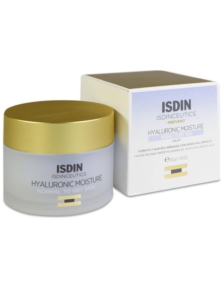 Isdin Isdinceutics Hyaluronic Moisture Crema Facial Piel Normal/Seca, 50 Ml