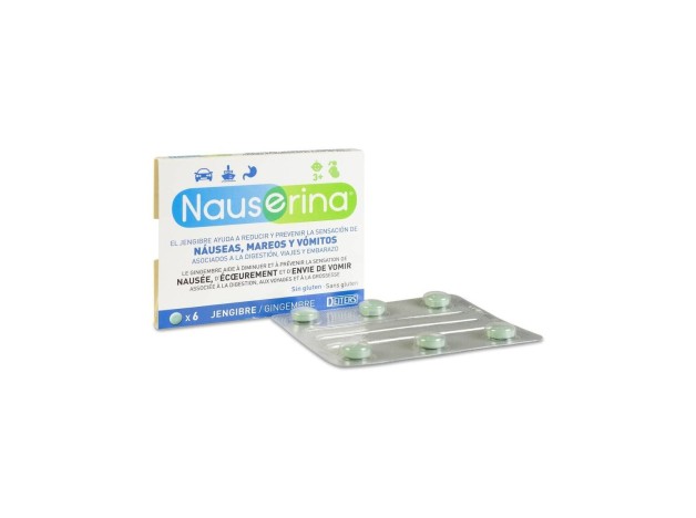 Nauserina Antimareos Jengibre 6 Comp