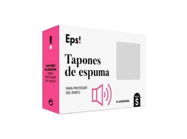Deiters Teps! Tapón De Espuma Talla S, 6 Unidades