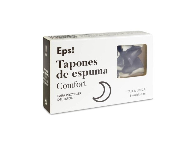 Eps! Tapones De Espuma Comfort, 6 Unidades