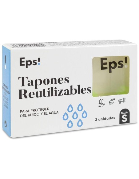 Deiters Teps! Tapón Silicona Reutilizables Talla S, 2 Unidades