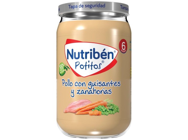 Nutribén Potitos Pollo Con Guisantes Y...