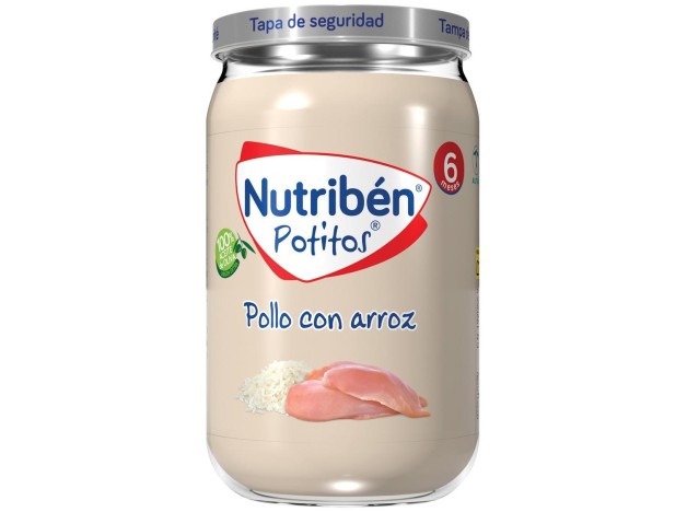 Nutribén Potitos Pollo Con Arroz, 235 G