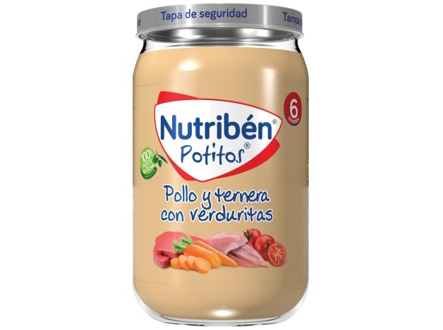 Nutribén Potitos Pollo Y Ternera Con...